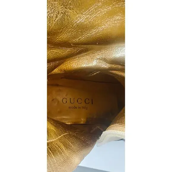 Vintage 2000 Tom Ford Gucci Suede Boots sz 37.5 - Picture 12 of 16